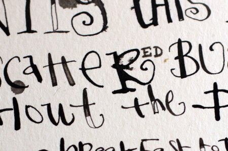 What th'?  I left out a couple of letters. Squeeze em in, man!