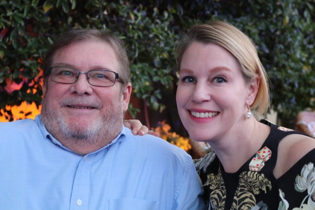 My bro-in-law Lenny made it to the wedding, after a horrible summer in the hospital.